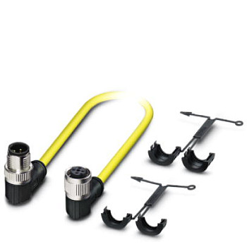 Кабель для датчика / исполнительного элемента-SAC-HZ-4P-MR/1,5-542/FR SCO BK