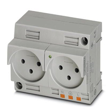 Двойная розетка-EO-H/PT/LED/DUO