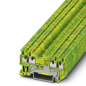 Клемма защитного провода-FT 1,5/S-QUATTRO-PE