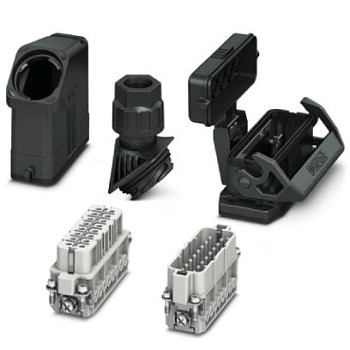 Комплект вставных соединителей-HC-EVO-A16UT-BWSC-HH-M25-PLRBK