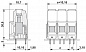 Клеммные блоки для печатного монтажа-MKDS 10 HV/ 9-ZB-10,16