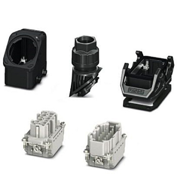 Комплект вставных соединителей-HC-EVO-B10PT-BWD-HL-M25-PLRBK