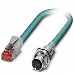 Сетевой кабель-VS-M12FSBP-IP20-94B-LI/0,5