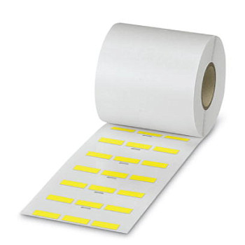 Маркер для кабелей-WML HF 5(25X10)R YE