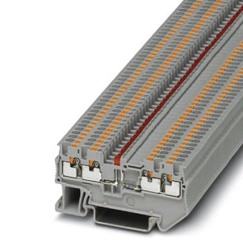 Проходные клеммы-PT 1,5/S-QUATTRO-LA 24 RD
