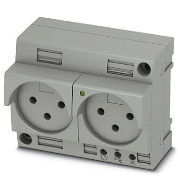 Двойная розетка-EO-H/UT/LED/DUO