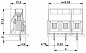 Клеммные блоки для печатного монтажа-MKDS 5/ 2-9,5