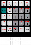 Пленочная клавиатура для BOS 800-805, с 25 клавишами