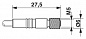 Кабель для датчика / исполнительного элемента-SAC-3P-10,0-PUR/M5FS