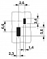 Клеммные блоки для печатного монтажа-PTSM 0,5/ 1-2,5-H SMD WH L R24