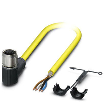 Кабель для датчика / исполнительного элемента-SAC-HZ-4P-2,0-542/FR SH SCO BK