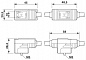 Кабель двойного разъема клапана-SAC-1,5/0,15-116/2XBI-1L-Z