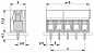 Screw compact terminal block-PT 2,5/ 2-5,0-H