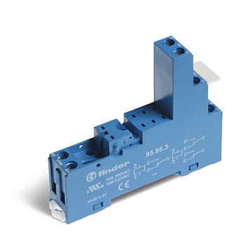 959530SPA Розетка с винтовыми клеммами (с зажимной клетью) для реле 40.51, 40.52, 40.61, 44.52, 44.62; применяются модули 99.80