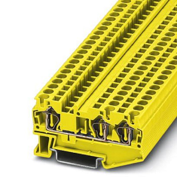 Проходные клеммы-ST 4-TWIN YE