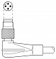 Кабель для датчика / исполнительного элемента-SAC-4P-M5MR/10,0-PUR