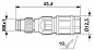 Соединитель для датчика/исполнительного устройства-SACC-M 8MS-3QO-0,25-M