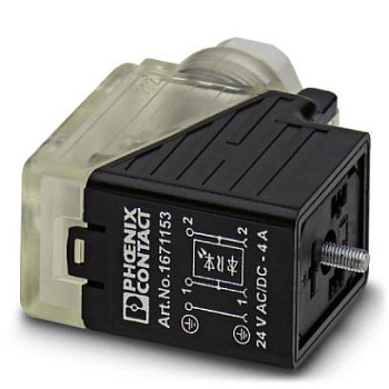 Штекерный модуль для электромагнитного клапана-SACC-V-3CON-PG9/B-1L-S