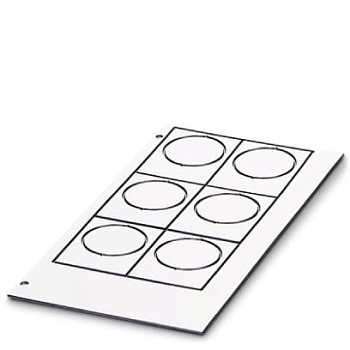 Пластиковая табличка с отверстием-EMLP 24 (30X12) BK CUS