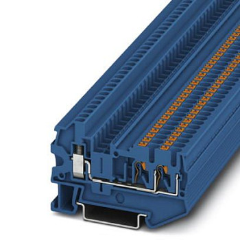 Проходные клеммы-PTU 2,5-TWIN BU