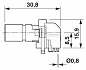 Встраиваемые разъемы-SACC-CI-M12MS-12CON-L90