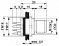 Встраиваемый соединитель для шинной системы-SACC-DSI-MSD-4CON-L180/SCO SH