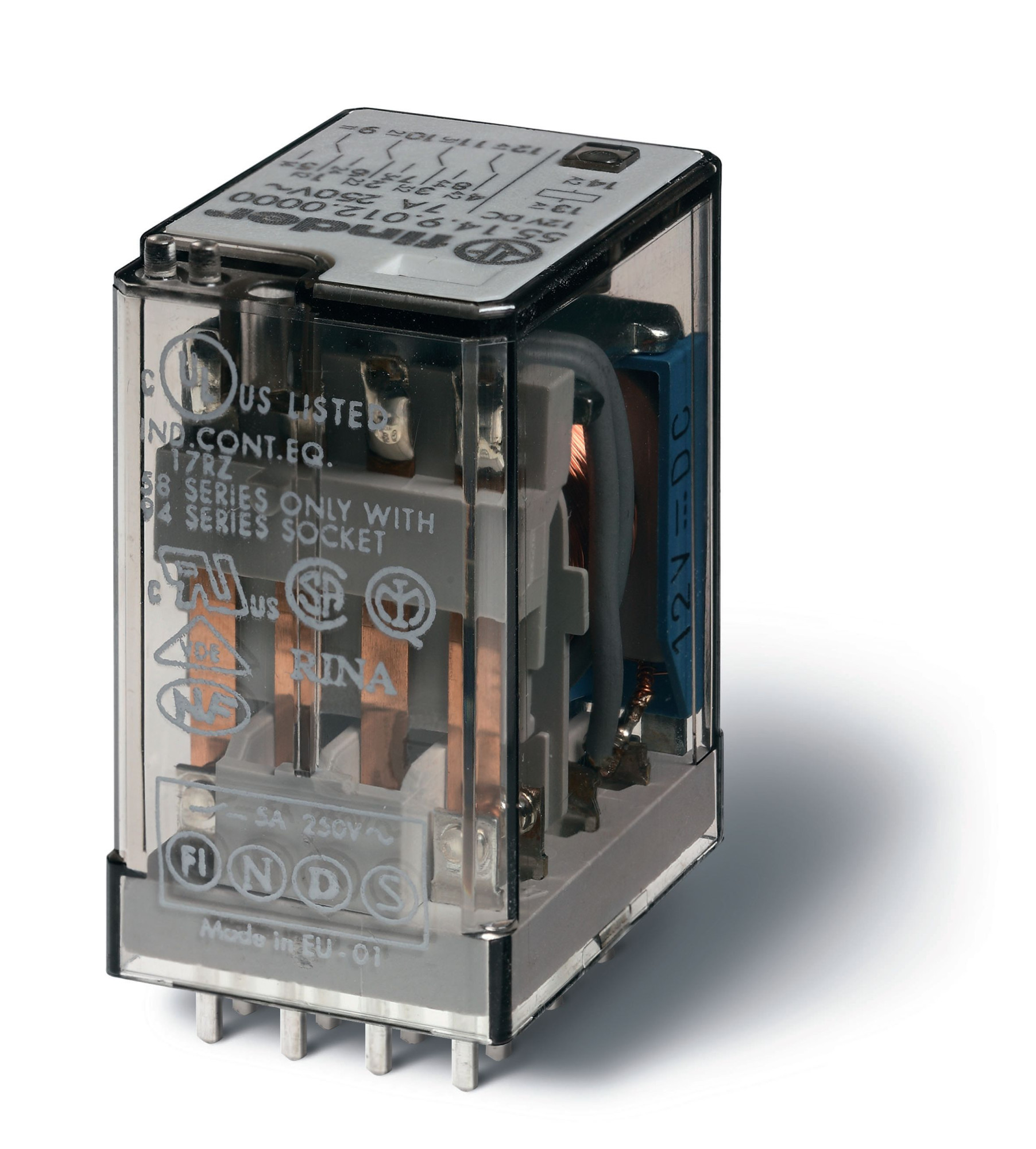 55.14.8.060.2000 Миниатюрное универсальное электромеханическое реле