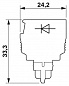 Штекер для установки электронных компонентов-P-CO 1N4007/R-L