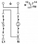 Разрядник для защиты от импульсных перенапряжений, тип 2-VAL-MS 320/1+1-FM