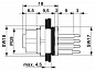 Встраиваемый соединитель для шинной системы-SACC-DSI-FSD-4P-L180/12 FD SH