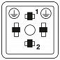 Кабель для датчика / исполнительного элемента-SAC-3P-MS/ 3,0-PUR/C-1L-Z SCO