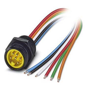 Встраиваемые разъемы-SACC-E-MINM-6CON-NPT12-U20/1,0