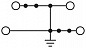 Двухъярусная заземляющая клемма-QTTCB 1,5-PE