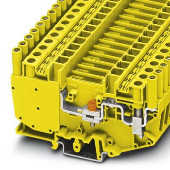 Измерительная клемма с ползунковым размыкателем-URTK/SP YE