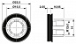 Крепежный резьбовой элемент корпуса-SACC-BP-F-M12/SMD-1,6/2,3-9TIP