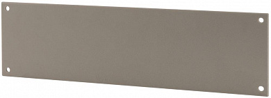 Передние платы для корпуса с 2 клеммными отсеками, АБС, 2 mm, светло-серые