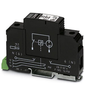 Разрядник для защиты от импульсных перенапряжений, тип 2-F-MS 12/FM