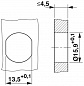Встраиваемый соединитель для шинной системы-SACCBP-M12FSB-2CON-M16/2,0-910
