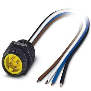 Встраиваемые разъемы-SACC-E-MINM-4CON-NPT12-547/1,0