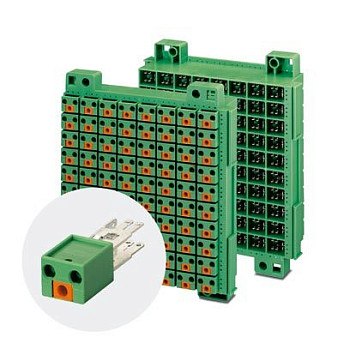 Клеммная матрица (распределительный блок)-W 80/ 80-FK1,5/FS(6-2,8-0,8)