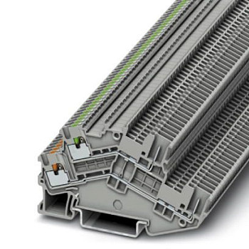 Многоярусный клеммный модуль-PTTBS 1,5/S/2P/U-OG/O-GN