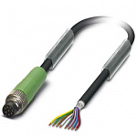 Câbles pour capteurs/actionneurs-SAC-8P-M 8MS/ 5,0-PUR SH