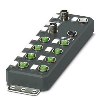 Децентрализ. устройство ввода-вывода-AXL E PB DIO16 M12 6P
