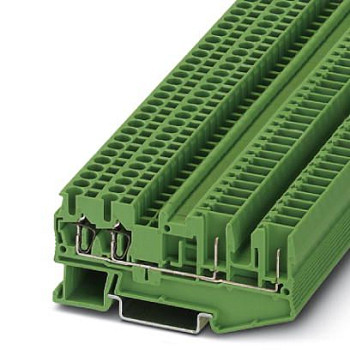 Проходные клеммы-ST 2,5-QUATTRO/2P GN