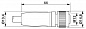 Кабель для датчика / исполнительного элемента-SAC-4P-10,0-600/M12FS FB