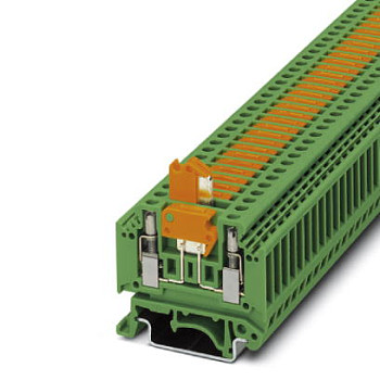 Клеммы с ножевыми размыкателями-MTK-P/P GN