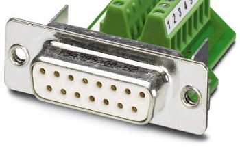 Контактная вставка D-SUB-VS-15-BU-DSUB/16-MPT-0,5