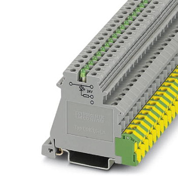 Клеммный модуль для подключения датчиков и исполнительных элементов-DOK 1,5-LA 24GN/O-M