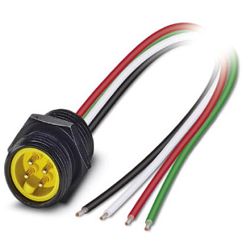 Встраиваемые разъемы-SACC-E-MINM-4CON-NPT12-U20/1,0