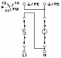 Разрядник для защиты от импульсных перенапряжений, тип 2-VAL-MS 385/80/1+1-FM